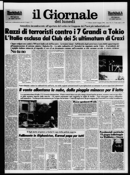 Il giornale del lunedi